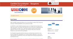 Desktop Screenshot of certified-scrummaster-bangalore.doattend.com