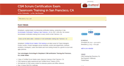 Desktop Screenshot of csmtrainingsanfranciscoca.doattend.com