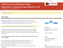 Tablet Screenshot of csmtrainingsanfranciscoca.doattend.com