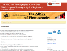 Tablet Screenshot of abcsofphotography.doattend.com