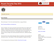 Tablet Screenshot of bryantsecurityday2011.doattend.com