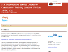 Tablet Screenshot of itilintermediatesolondon.doattend.com