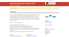 Desktop Screenshot of mindupaustralia2011.doattend.com