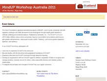 Tablet Screenshot of mindupaustralia2011.doattend.com