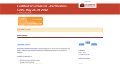 Desktop Screenshot of csmmay282012.doattend.com