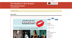 Desktop Screenshot of naughtyniceboudoirii.doattend.com