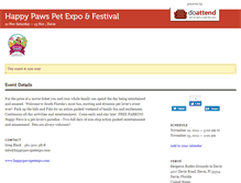 Tablet Screenshot of happypawspetexpo.doattend.com