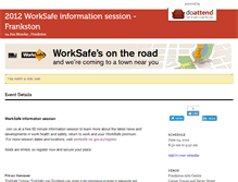 Tablet Screenshot of frankston2012.doattend.com
