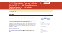 Desktop Screenshot of pmptrainingmexicocity.doattend.com