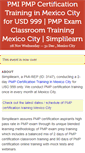 Mobile Screenshot of pmptrainingmexicocity.doattend.com