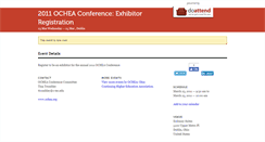 Desktop Screenshot of ocheaexhibitors.doattend.com