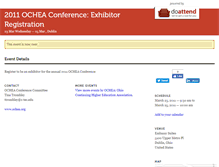 Tablet Screenshot of ocheaexhibitors.doattend.com