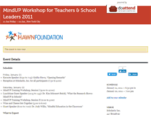 Tablet Screenshot of mindupforteachers2011.doattend.com