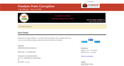 Desktop Screenshot of freedomfromcorruption.doattend.com