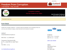 Tablet Screenshot of freedomfromcorruption.doattend.com