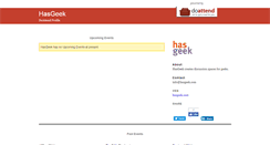 Desktop Screenshot of hasgeek.doattend.com