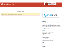 Tablet Screenshot of gracechurchlive.doattend.com