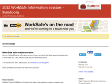 Tablet Screenshot of bundoora2012.doattend.com