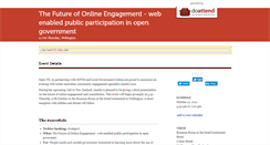 Desktop Screenshot of futureofonlineengagement.doattend.com