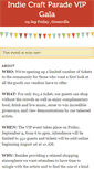 Mobile Screenshot of indiecraftparade.doattend.com