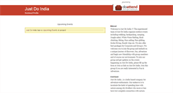 Desktop Screenshot of justdoindia.doattend.com