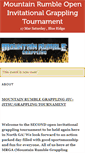 Mobile Screenshot of mountainrumble2012.doattend.com