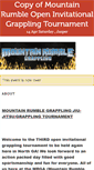 Mobile Screenshot of mountainrumblecombat2012.doattend.com