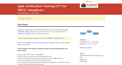 Desktop Screenshot of agilecertificationboston.doattend.com