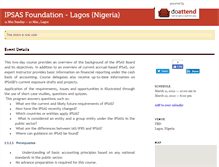 Tablet Screenshot of ipsasfoundationlagos.doattend.com