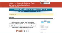 Desktop Screenshot of peak-train-the-trainer-pune.doattend.com