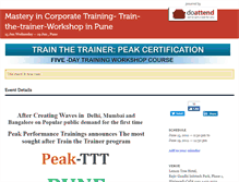 Tablet Screenshot of peak-train-the-trainer-pune.doattend.com