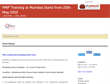 Tablet Screenshot of pmptraininginmumbai.doattend.com