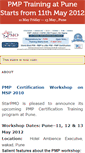 Mobile Screenshot of pmptraininginpune.doattend.com