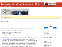 Tablet Screenshot of njlockexpo.doattend.com