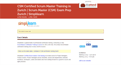 Desktop Screenshot of csmcertificationzurichswitzerland.doattend.com