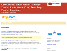 Tablet Screenshot of csmcertificationzurichswitzerland.doattend.com