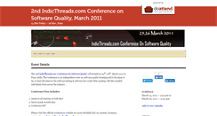 Desktop Screenshot of indicthreadsquality2011.doattend.com