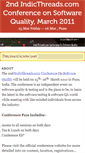 Mobile Screenshot of indicthreadsquality2011.doattend.com