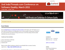 Tablet Screenshot of indicthreadsquality2011.doattend.com