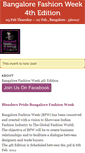 Mobile Screenshot of bangalorefashionweek4th.doattend.com