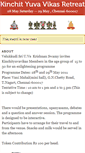 Mobile Screenshot of kinchityuvavikasretreat.doattend.com