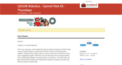 Desktop Screenshot of garrettpark-lego-thursdays.doattend.com