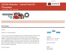 Tablet Screenshot of garrettpark-lego-thursdays.doattend.com