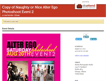 Tablet Screenshot of naughtynicealterego.doattend.com