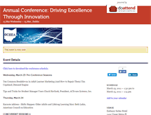 Tablet Screenshot of ochea2011conference.doattend.com