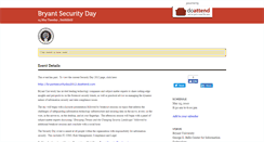 Desktop Screenshot of bryantsecurityday.doattend.com