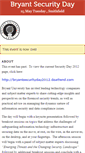 Mobile Screenshot of bryantsecurityday.doattend.com