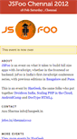 Mobile Screenshot of jsfoo-chennai.doattend.com