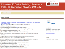Tablet Screenshot of primaveraonlinetraining.doattend.com