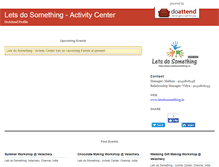 Tablet Screenshot of letsdosomething.doattend.com